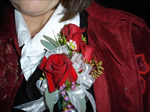 Marie's corsage - from Gerry for our 35th!. DSC02913030.jpg. Uploaded by Marie Hoffmann on 1/7/2007. 