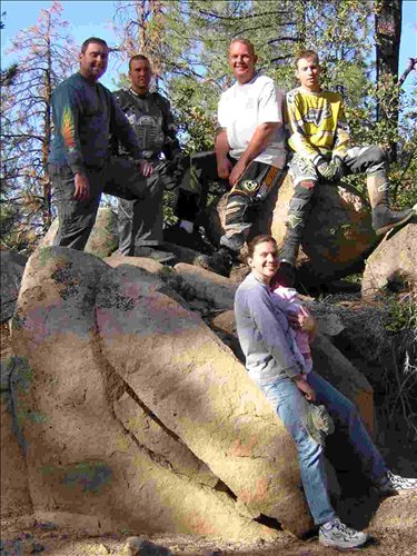 Here's all of us (Except Pam, she's taking the picture). DSCN0810.JPG. Uploaded by Jeanella & Stacy Clark on 5/20/2004. 