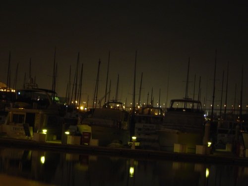 Night Shot  - San Diego Bay. DSC00536.jpg. Uploaded by Erik Hoffmann on 2/24/2004. 