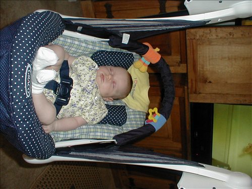 Shhh... Baby sleeping. P1010033.JPG. Uploaded by Jeanella & Stacy Clark on 5/20/2004. 