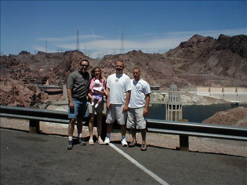 Hoover Dam. P1010106.JPG. Uploaded by Jeanella & Stacy Clark on 6/22/2004. 