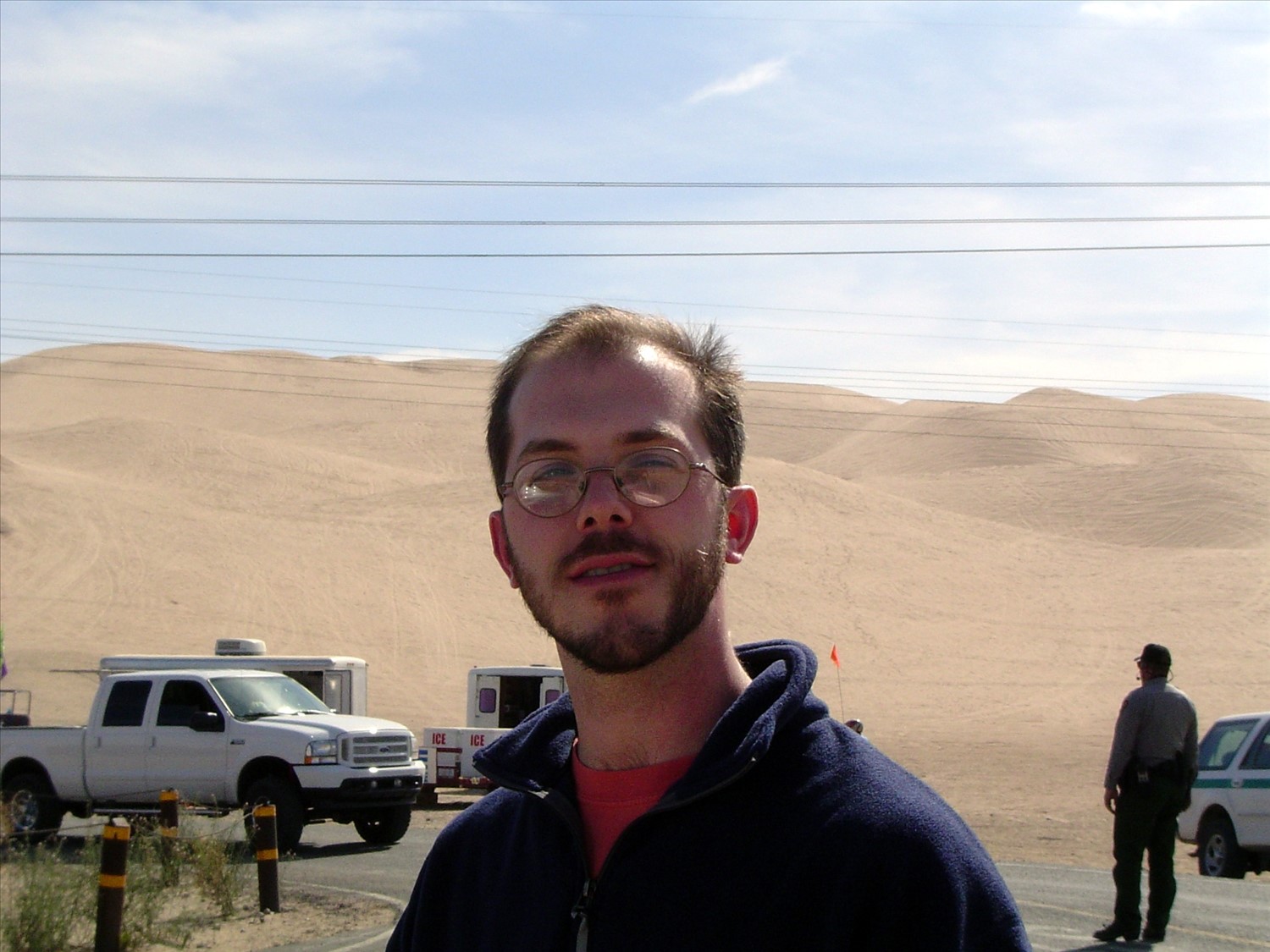 Erik at the Dunes. DSC00475.jpg. Uploaded by Erik Hoffmann on 2/24/2004. 
