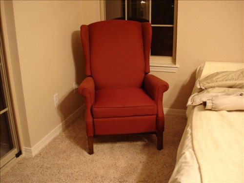 Master bedroom chair. DSC02774.jpg. Uploaded by Marie Hoffmann on 1/13/2007. 