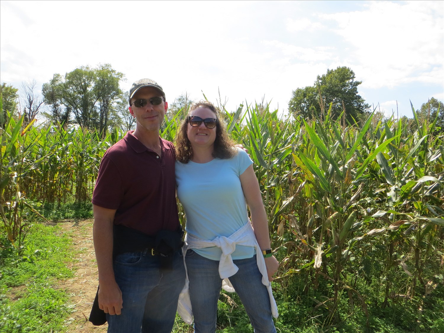 Erik and Jessica at the corn maze. IMG_6370.JPG. Uploaded by Marie Hoffmann on 4/18/2026. 